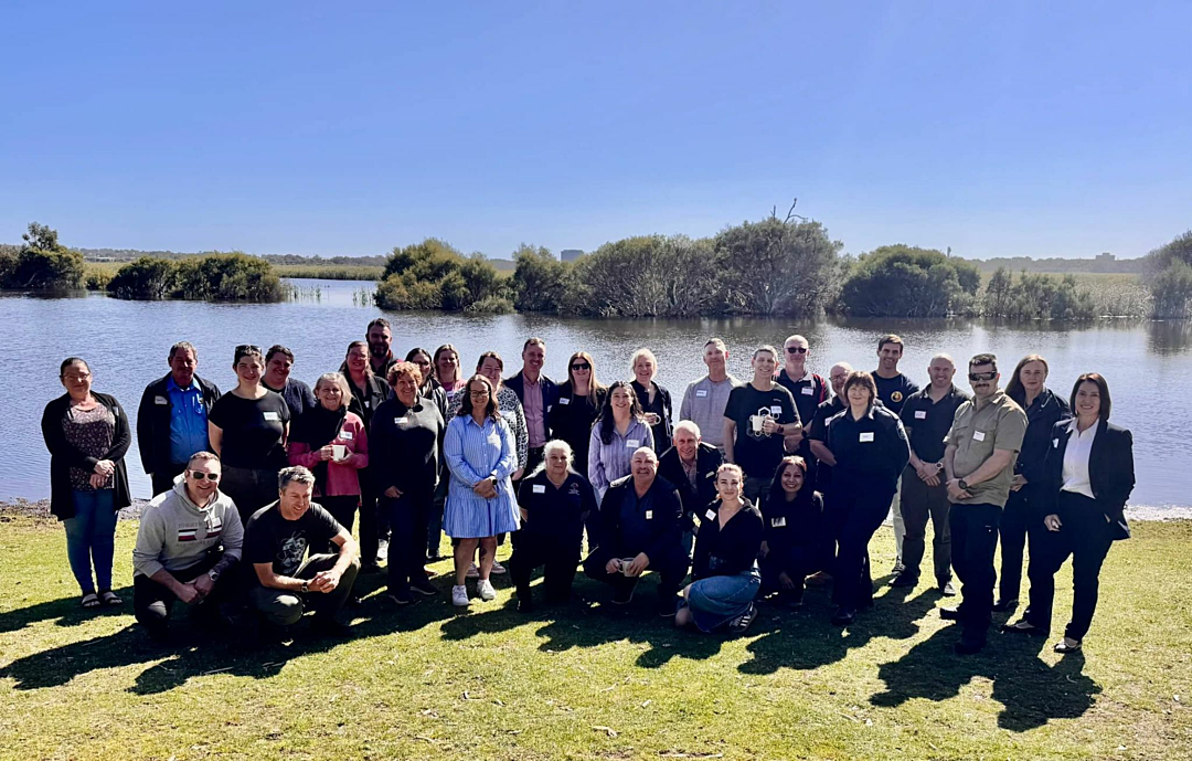 44 Department of Fire and Emergency Services personnel pictured at the SafeSide Connect Sessions